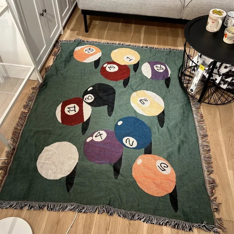 Poolspiel inspirierte Wurfdecke | Karnz