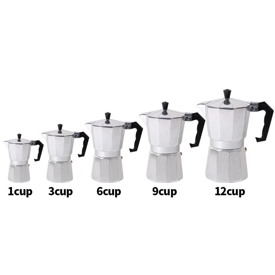 Tragbare Home Moka Pot Aluminium mit Pulver-Perkolator | Karnz