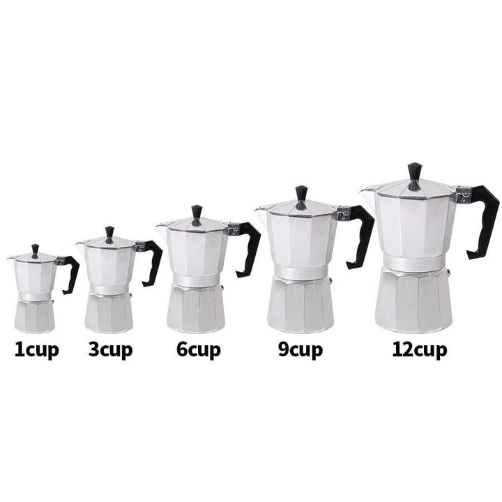Tragbare Home Moka Pot Aluminium mit Pulver-Perkolator | Karnz