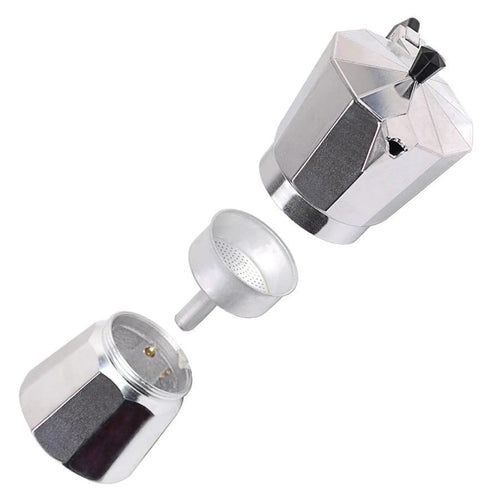 Tragbare Home Moka Pot Aluminium mit Pulver-Perkolator | Karnz