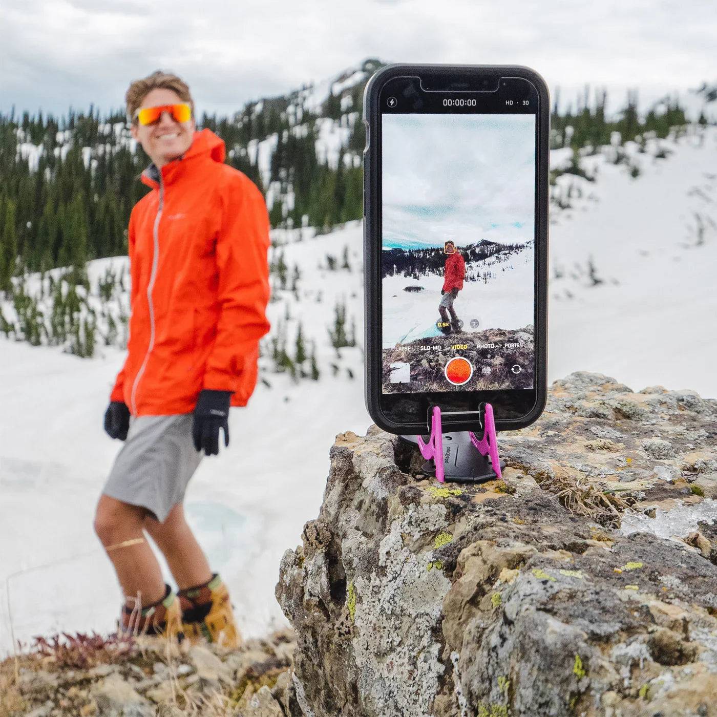 Tragbarer Handyständer für perfekte Fotos - SnapFold