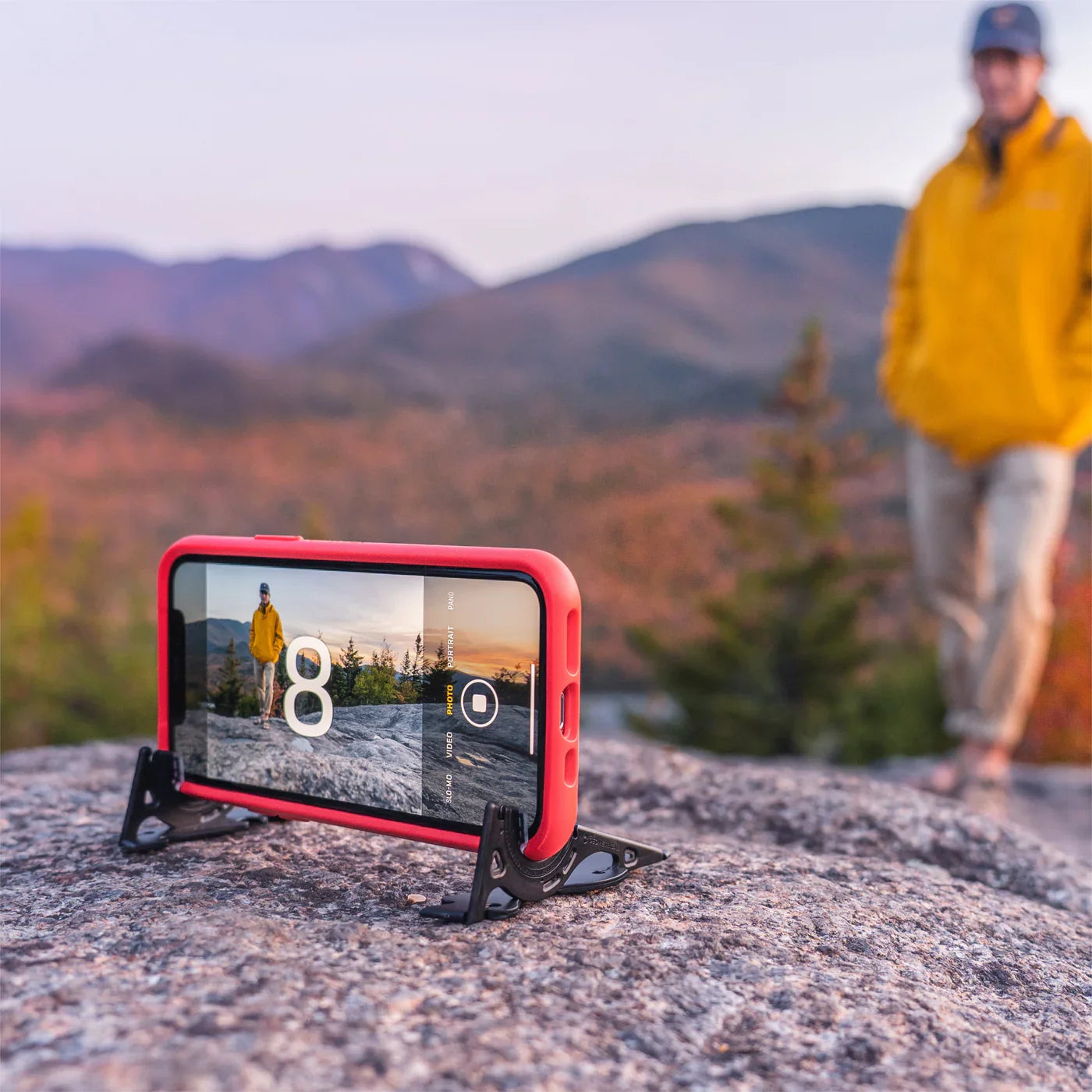 Tragbarer Handyständer für perfekte Fotos - SnapFold
