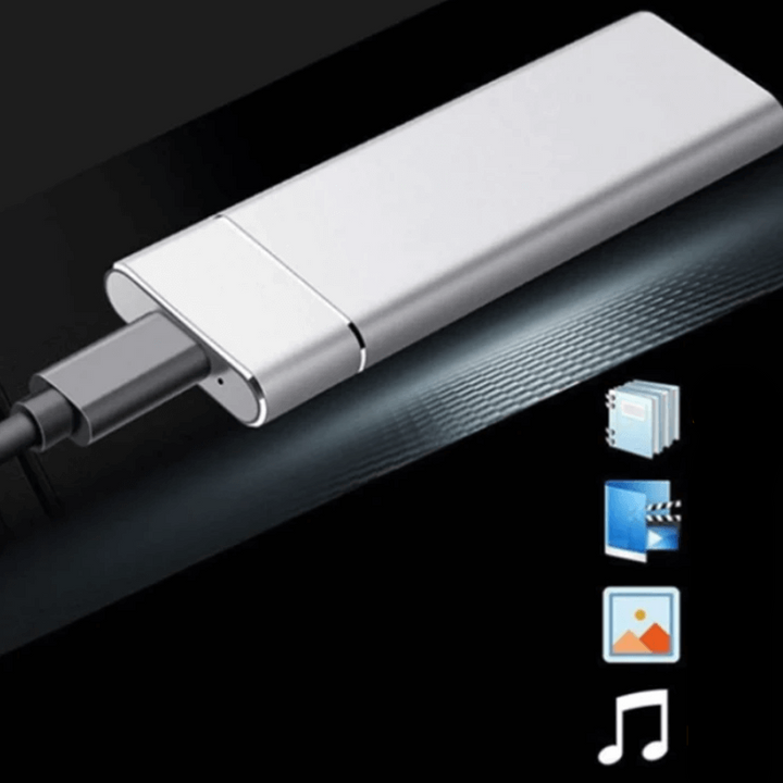 SafeStorage - Externe Mini-SSD-Festplatte 128 GB