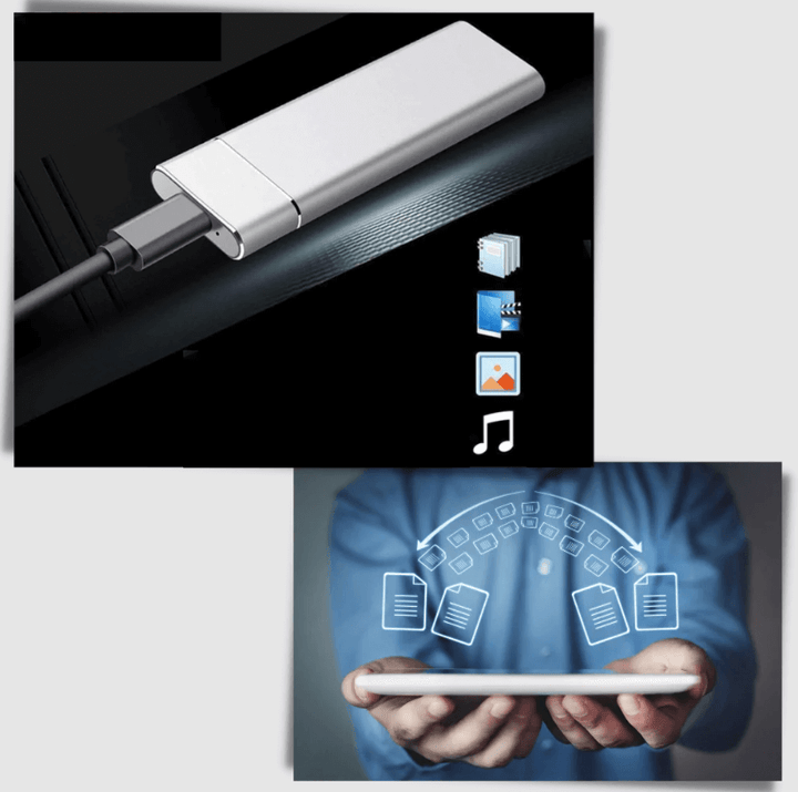 SafeStorage - Externe Mini-SSD-Festplatte 128 GB