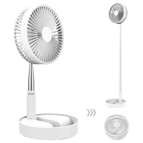 Tragbarer wiederaufladbarer faltbarer Tischventilator | Karnz