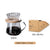 Pour Over Kaffeezubereiter Set Glas Karaffe Kaffee mit Glas Kaffeefilter | Karnz