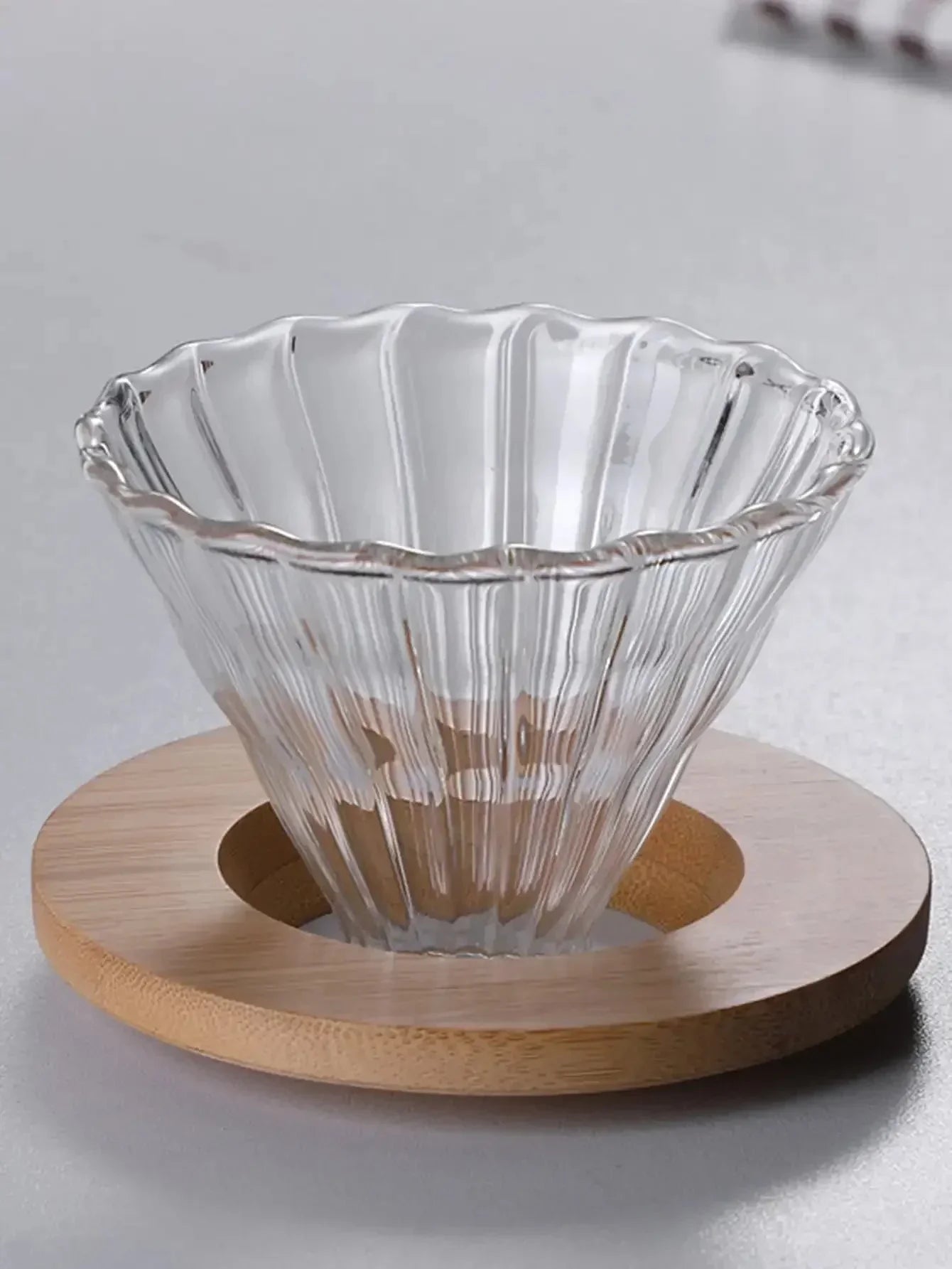 Pour Over Kaffeezubereiter Set Glas Karaffe Kaffee mit Glas Kaffeefilter | Karnz