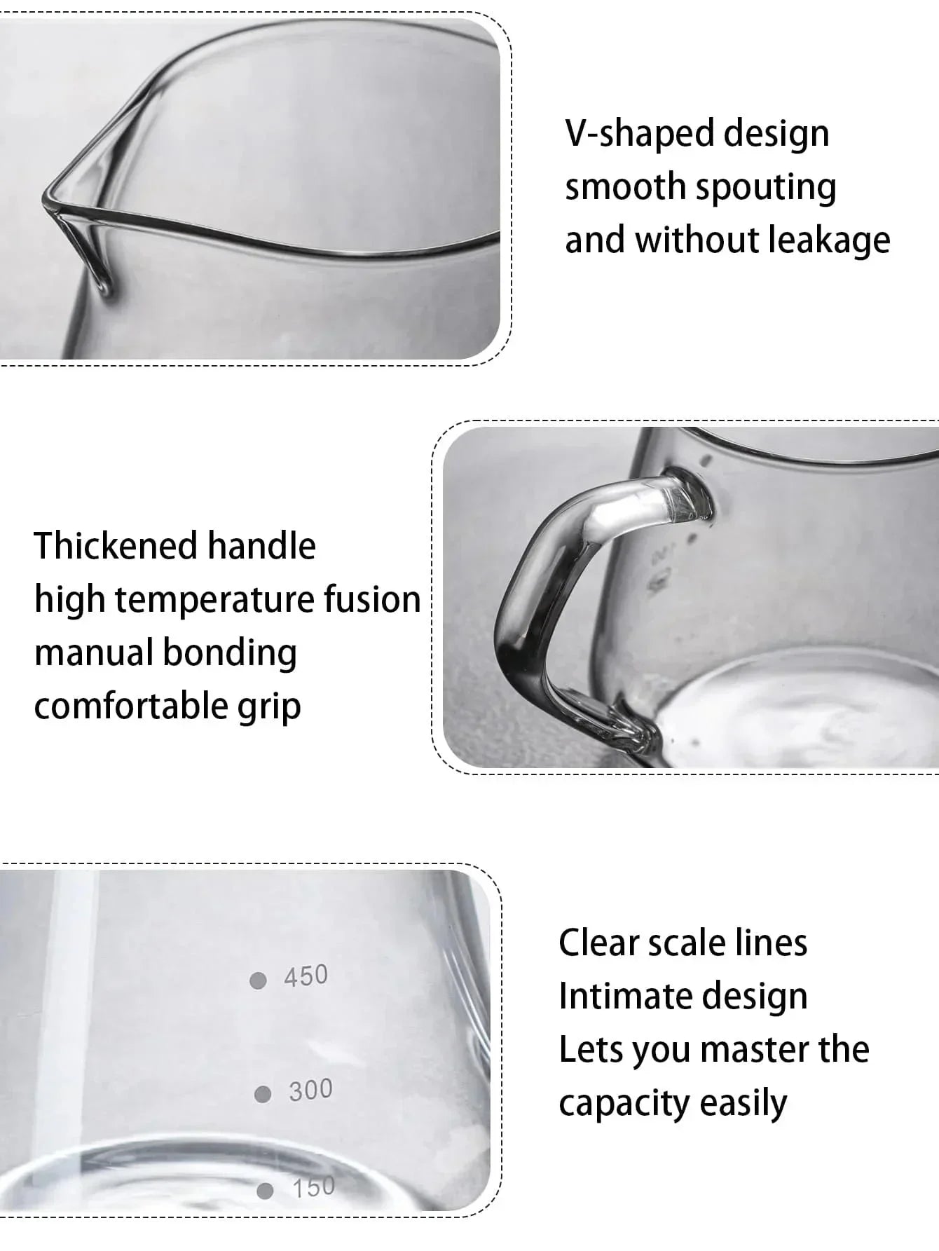 Pour Over Kaffeezubereiter Set Glas Karaffe Kaffee mit Glas Kaffeefilter | Karnz