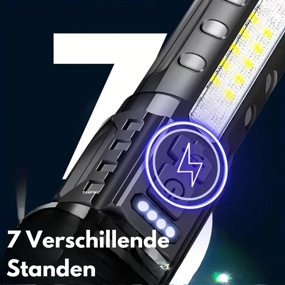 PowerBeam Militärtaschenlampe mit 5000 Lumen