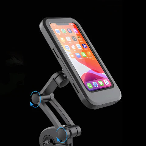 SafeRide wasserdichter Handyhalter – 360° drehbar für Fahrrad und Regenwetter | Karnz