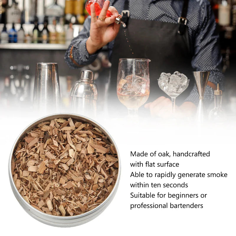Premium Cocktail Smoker Kit mit Whiskey Holz Raucharoma Chips | Karnz