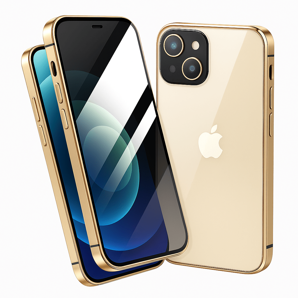 PRIVASHIELD – Magnetische Sichtschutzhülle mit Displayschutzfolie für iPhone
