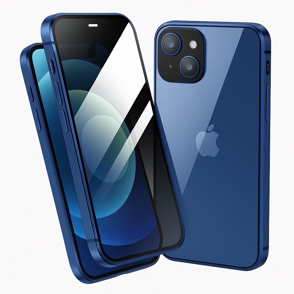 PRIVASHIELD – Magnetische Sichtschutzhülle mit Displayschutzfolie für iPhone