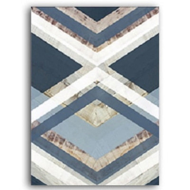 Geometric POP-Dreieck - Leinwand Wandkunst Gemälde
