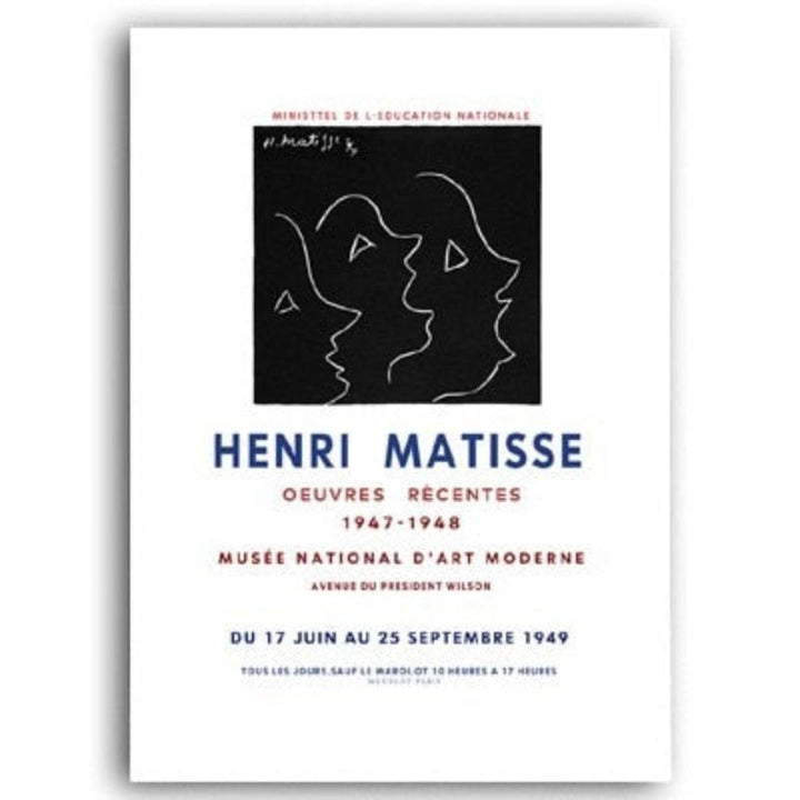 Vintage Abstrakt Matisse Retro Linie Figur Europa Öl