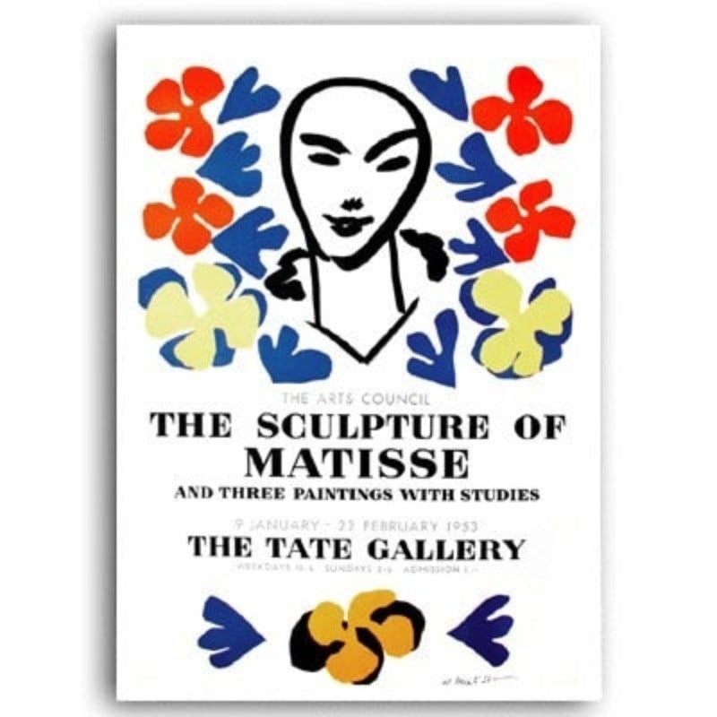 Vintage Abstrakt Matisse Retro Linie Figur Europa Öl