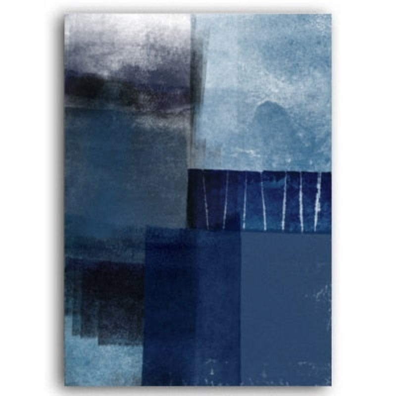 Abstrakte Aquarellimpressionen - Leinwand Wandkunst Gemälde