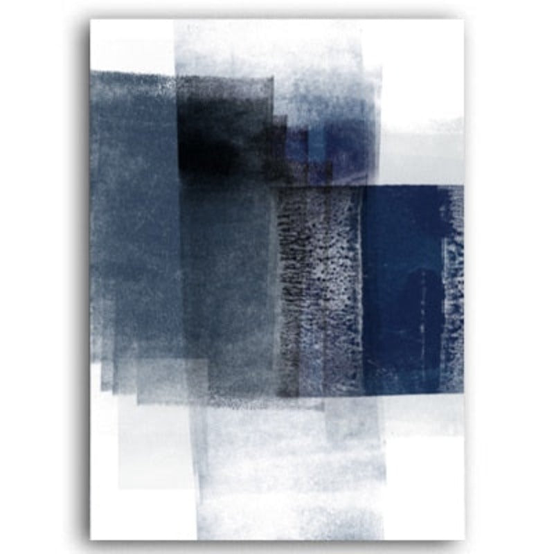 Abstrakte Aquarellimpressionen - Leinwand Wandkunst Gemälde