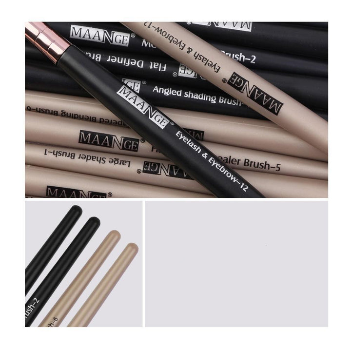 Set aus 12 professionellen Make-Up-Pinseln | Karnz
