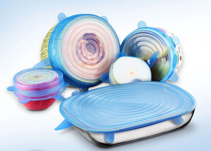 EcoLid - 6 Silikon wiederverwendbare Stretchabdeckungen | Karnz