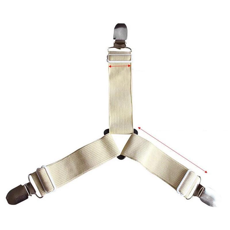HoldTight - 4 Stück elastische Bettlakenspanner | Karnz