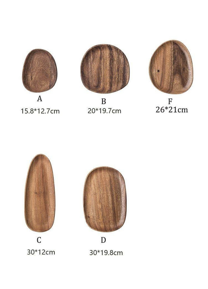 Unregelmäßige natürliche Holzplatten