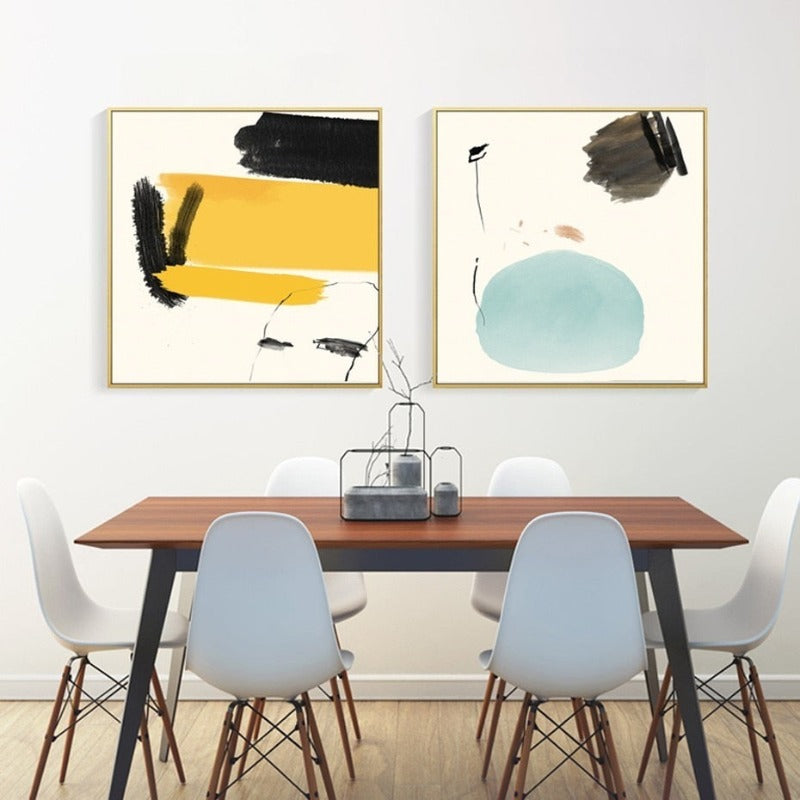 Abstract Fashion Art - Leinwand Wandkunst Malerei