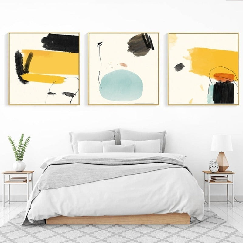 Abstract Fashion Art - Leinwand Wandkunst Malerei