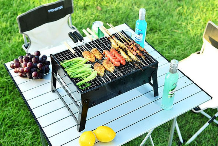 Kochgeschirr - Tragbarer Holzkohlegrill BBQ | Karnz