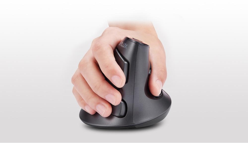 Ergonomische vertikale drahtlose 6-Tasten-Maus | Karnz
