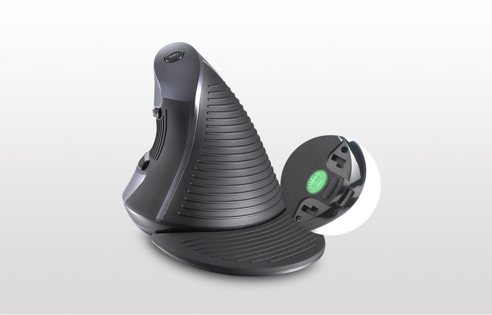 Ergonomische vertikale drahtlose 6-Tasten-Maus | Karnz