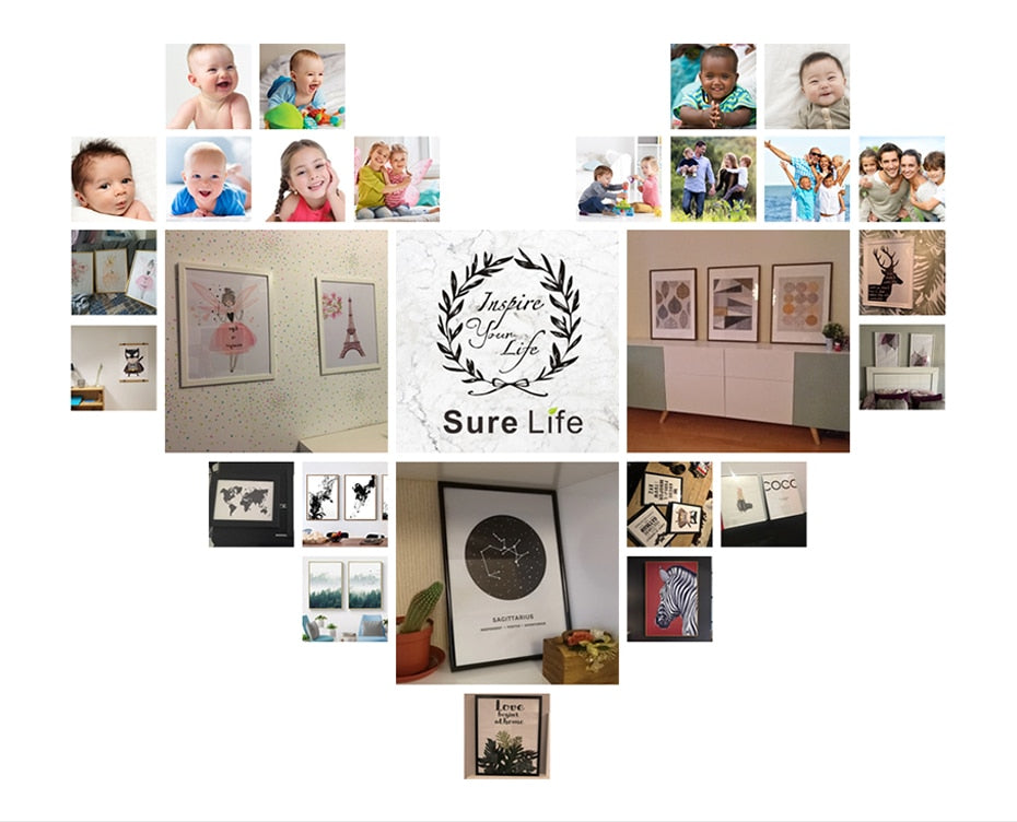 Puzzlemuster des Lebens – Leinwandbild