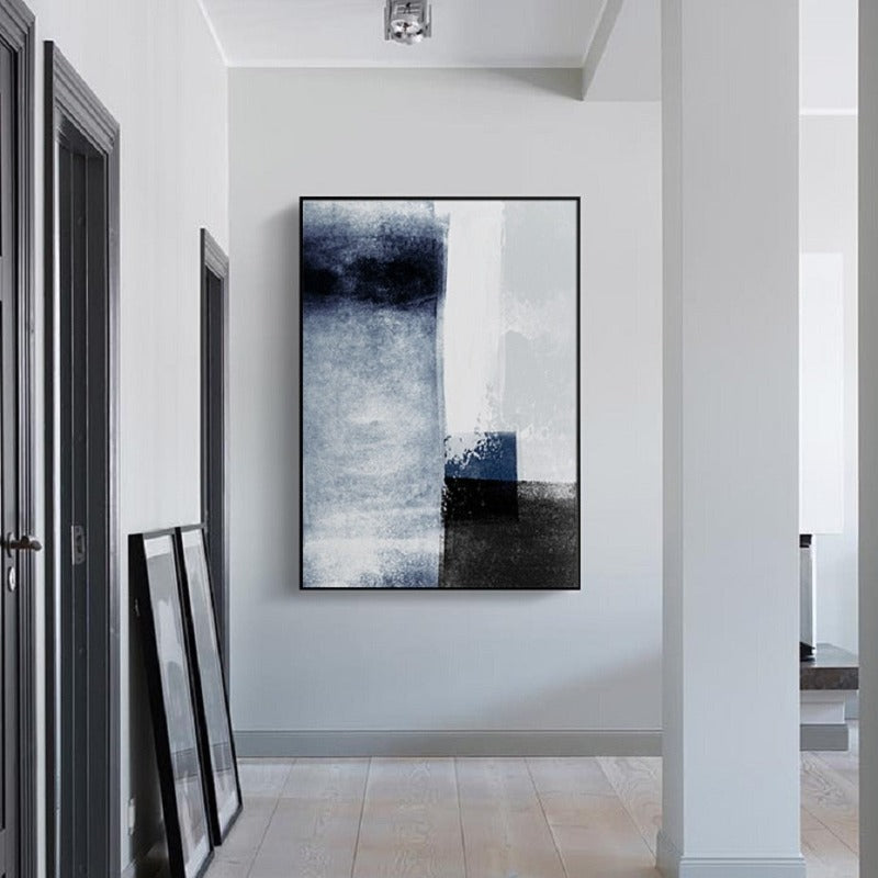 Abstrakte Aquarellimpressionen - Leinwand Wandkunst Gemälde