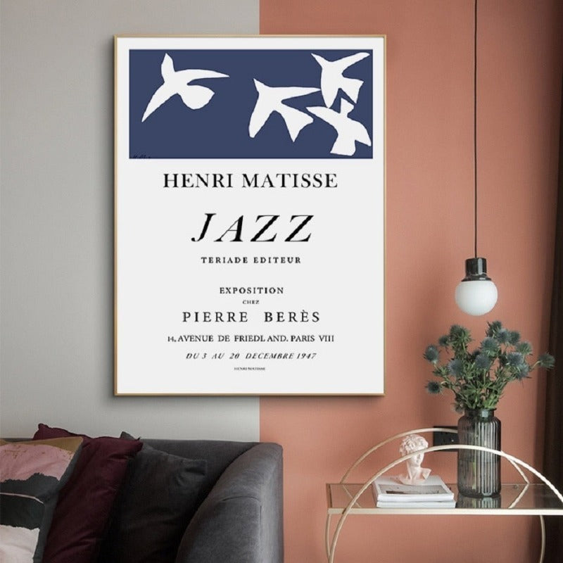 Vintage Abstrakt Matisse Retro Linie Figur Europa Öl