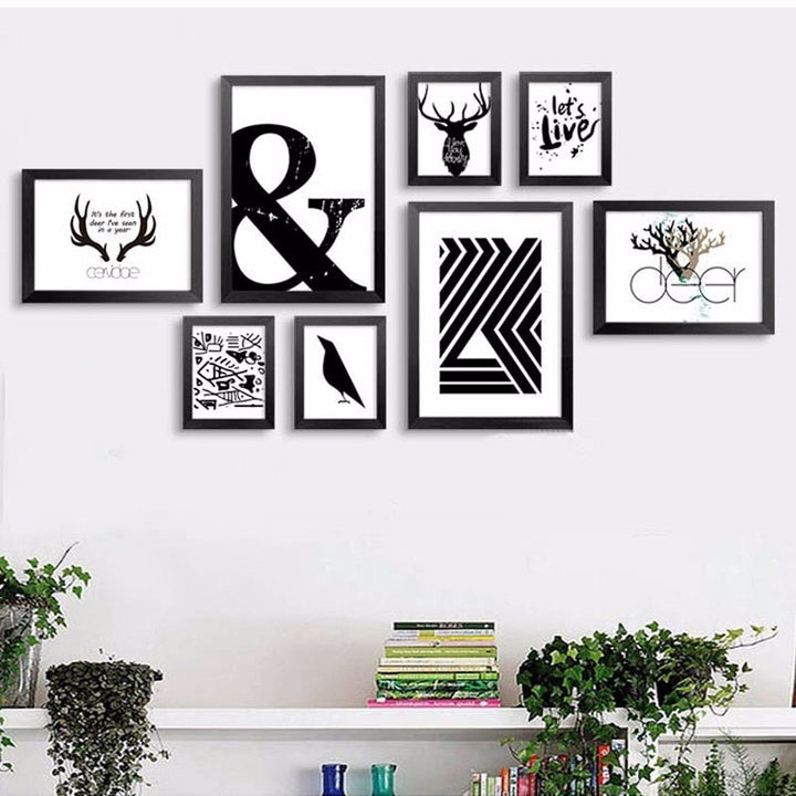 Let's Live Deer - Leinwand Wandkunst Malerei
