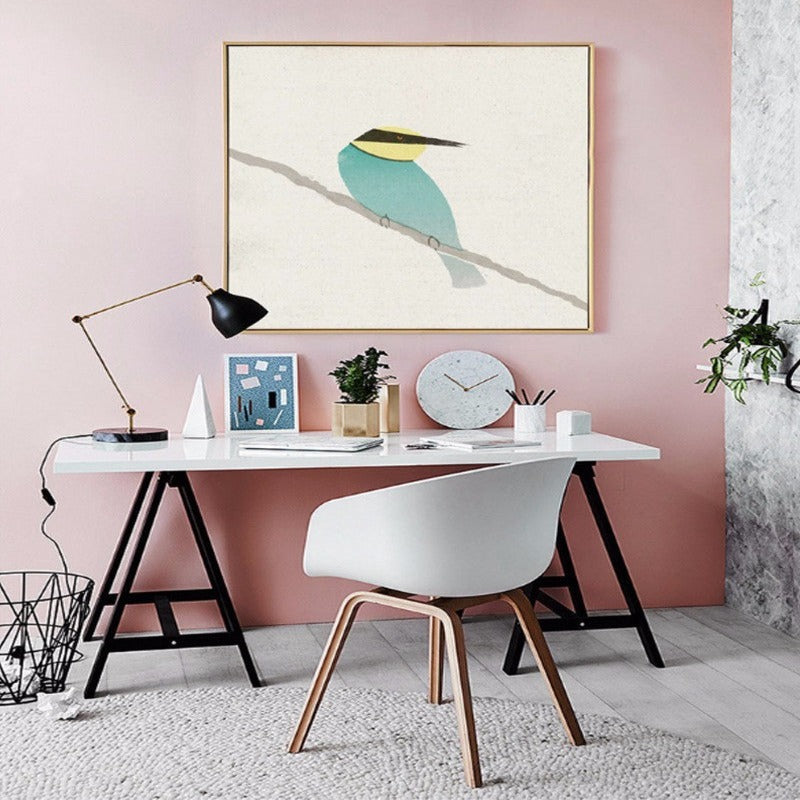 Vögel Robin Bienenfresser - Leinwand Wandkunst Malerei