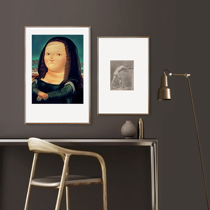 Renaissance-Figur aus Europa – Leinwandbild