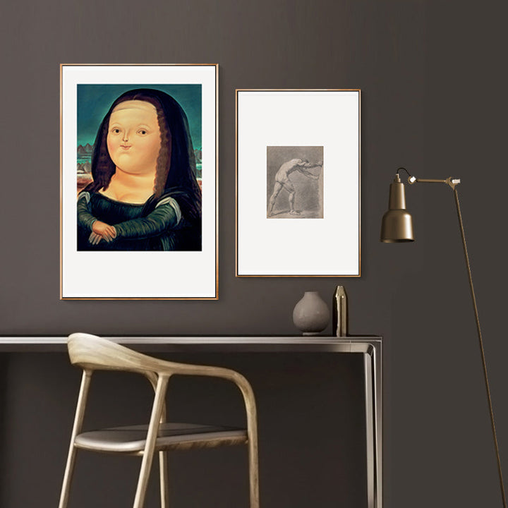 Renaissance-Figur aus Europa – Leinwandbild