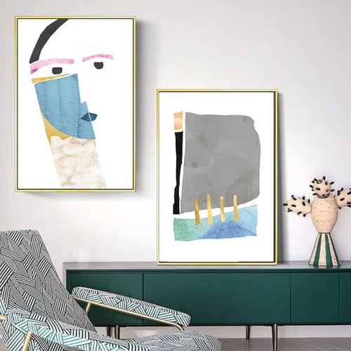 Face The Challenge - Canvas Wandkunst Malerei