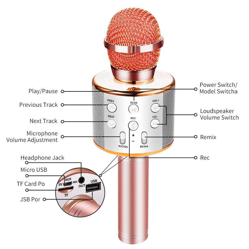 Nolae - Bluetooth Karaoke Mikrofon | Karnz