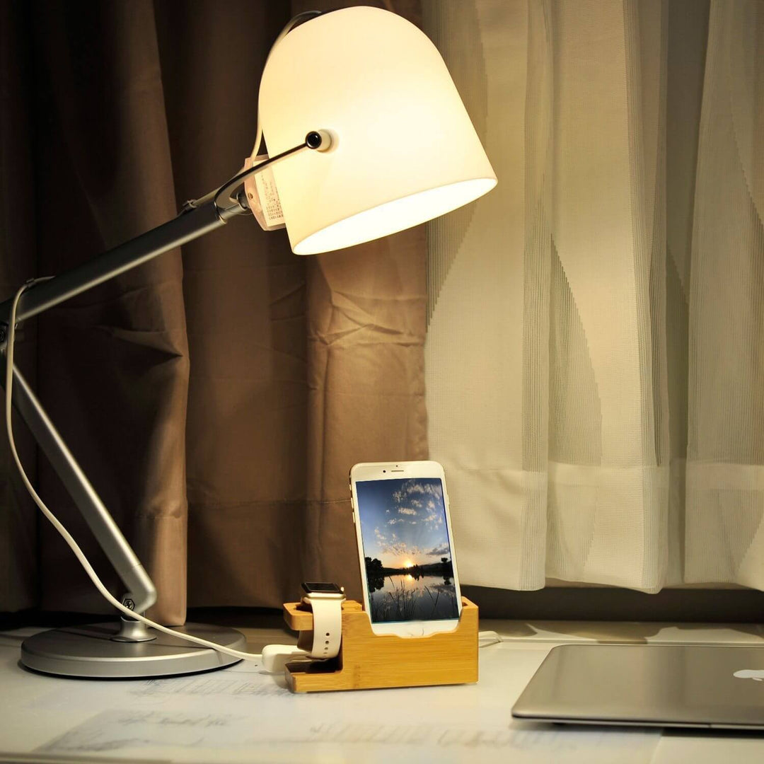 Karnz | Bambusholz Ladegerätestation für Apple-Produkte