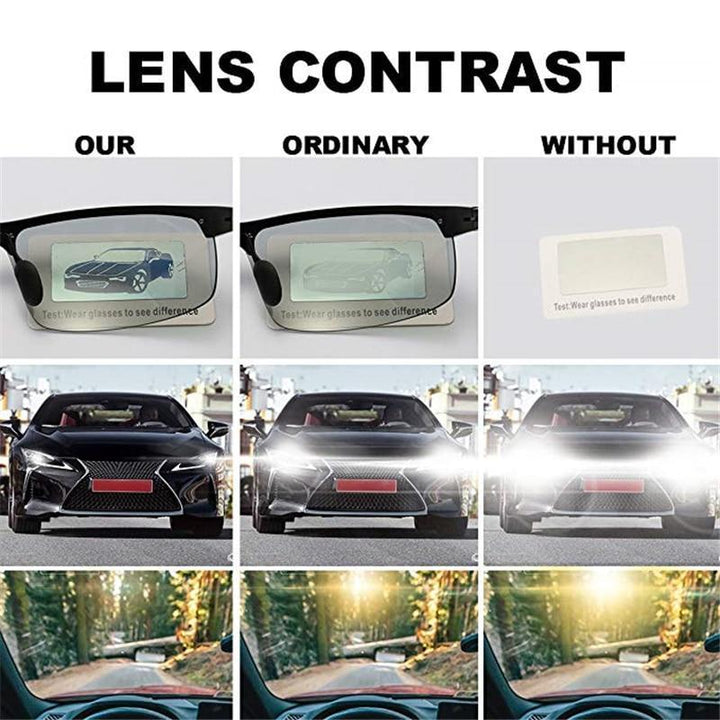 Photochrome Sonnenbrille mit polarisierten Gläsern