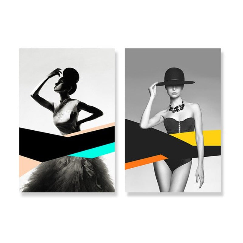 Modellfigur – Leinwandbild