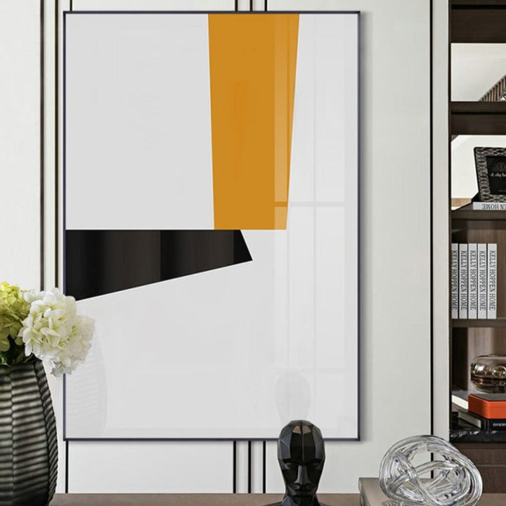 Minimalistische abstrakte Wandkunst Galerie Skandinavien - Leinwand Wandbild Malerei
