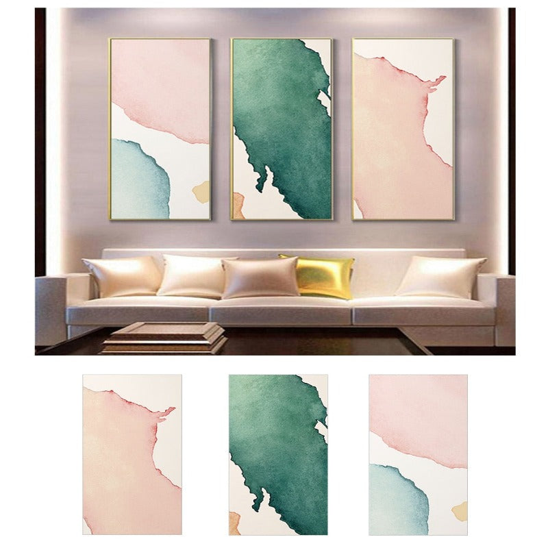 Abstraktes Aquarell – Leinwandbild