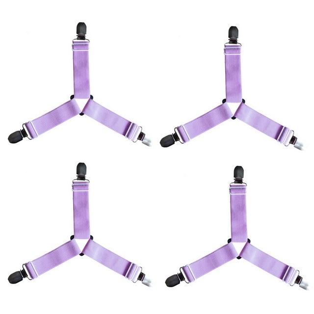 HoldTight - 4 Stück elastische Bettlakenspanner | Karnz