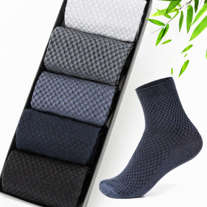 Bambussocken – 5er-Pack – für Herren – atmungsaktiv und frisch