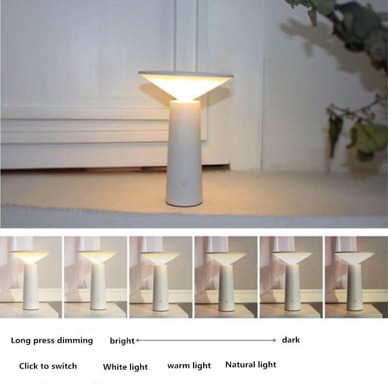 Touch Switch Aufladbare 3 Modi LED Dimmbare Schreibtischleselampe | Karnz