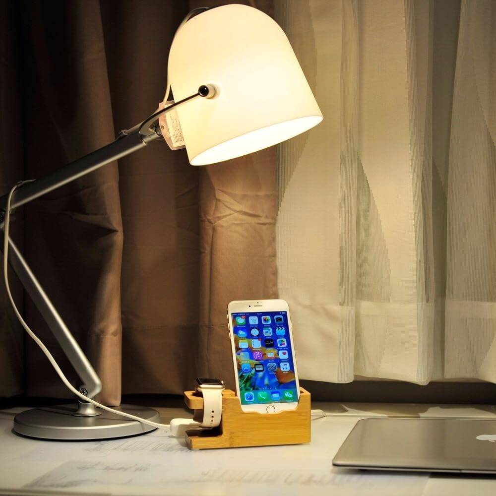 Karnz | Bambusholz Ladegerätestation für Apple-Produkte