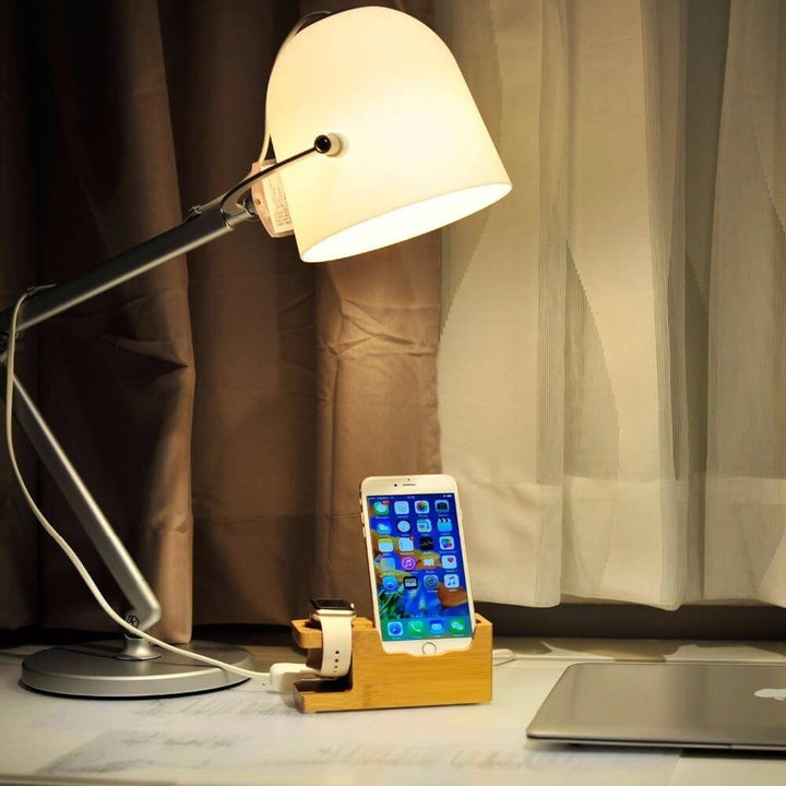 Karnz | Bambusholz Ladegerätestation für Apple-Produkte